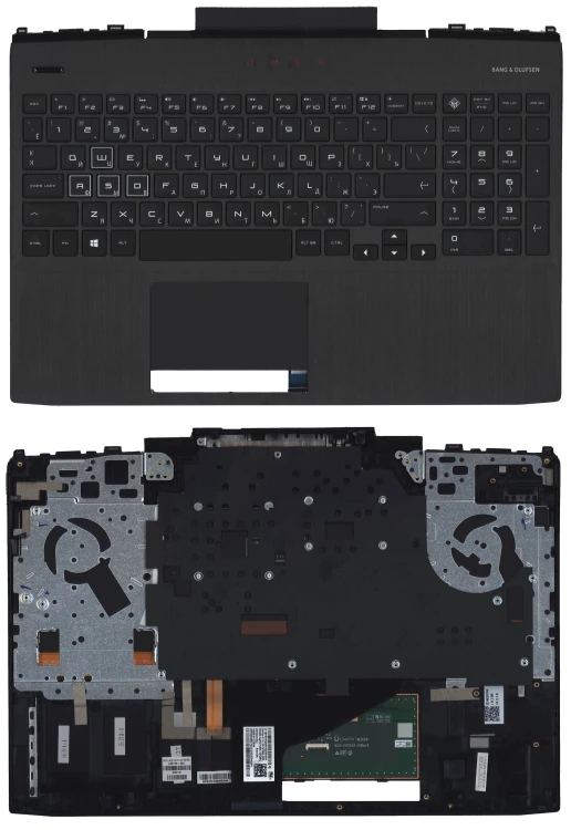 Топкейс для HP Omen 15-DC RGB L55705-251, L32775-251