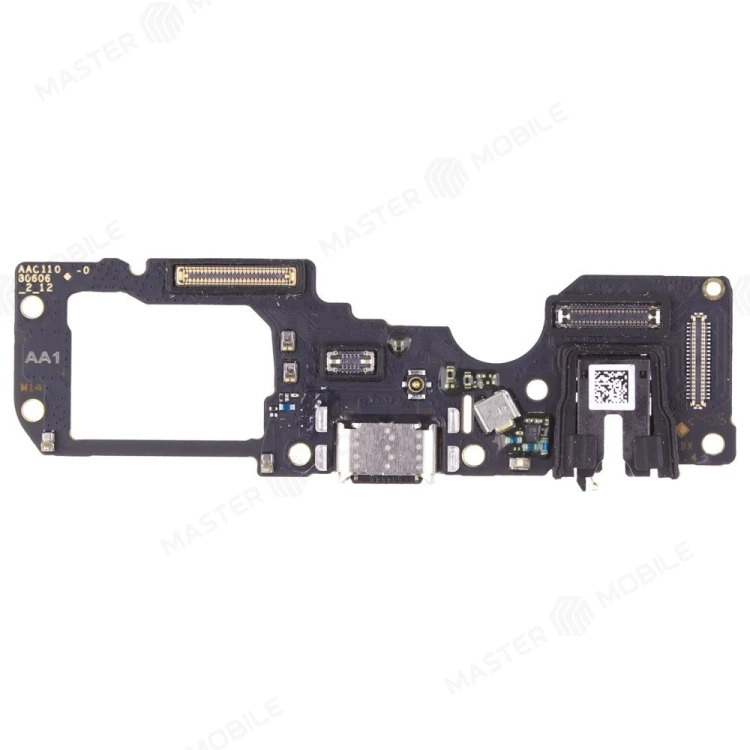 Нижняя плата для OPPO A78 4G (CPH2565) с комп. + разъем зарядки + микрофон (ORIG100)