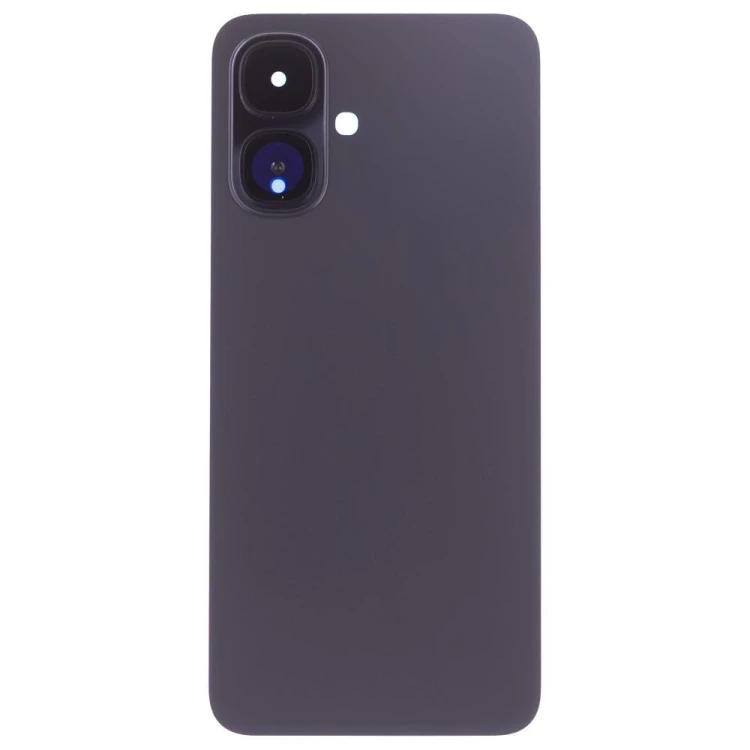 Задняя крышка для Infinix Smart 10 (X6725) (черный) (в сборе со стеклом камеры)