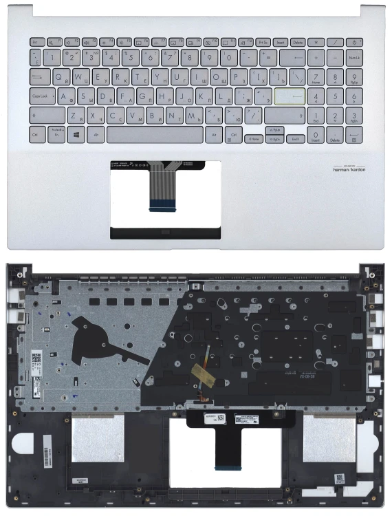 Топкейс для Asus Vivobook X521 серебристый