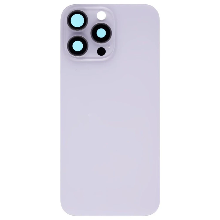 Задняя крышка для Apple iPhone 16 Pro Max (белый) (в сборе со стеклом камеры) (Premium)