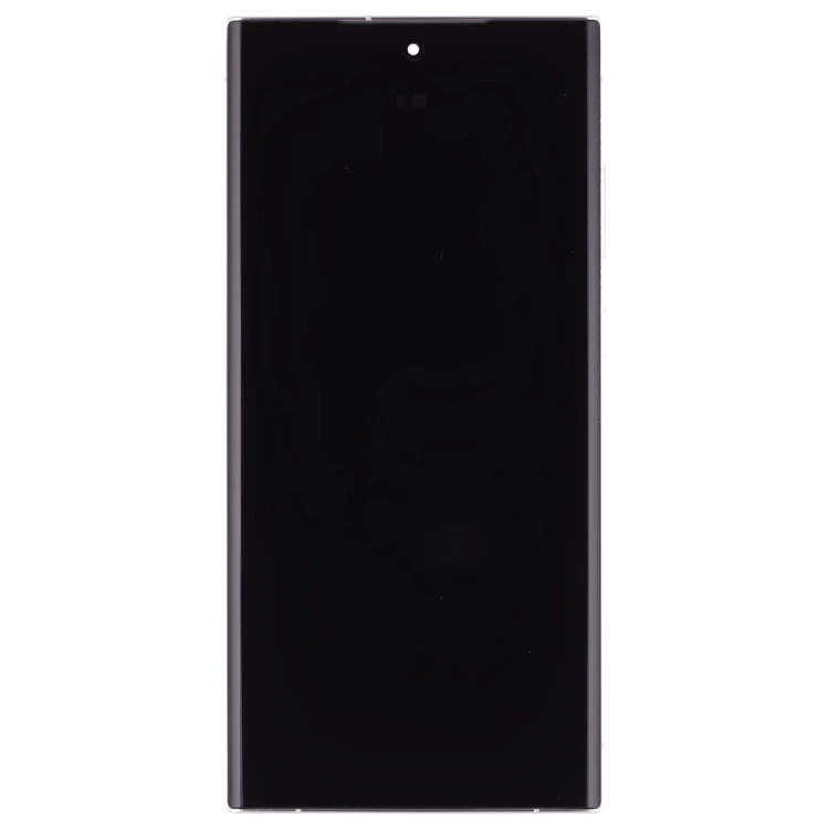 Дисплей для Samsung S918 Galaxy S23 Ultra + тачскрин (серебристый) (в рамке) (OLED) (Full Size)