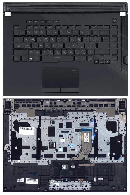 Топкейс для Asus G532LWS RGB черный с подсветкой