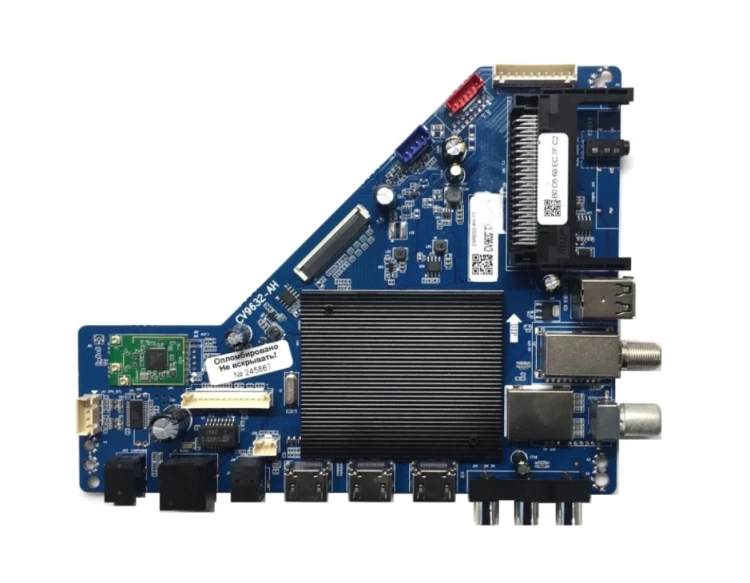 Плата CV9632-AH, для телевизора Hartens HTY-65UHD06B-S2 с Wi-Fi