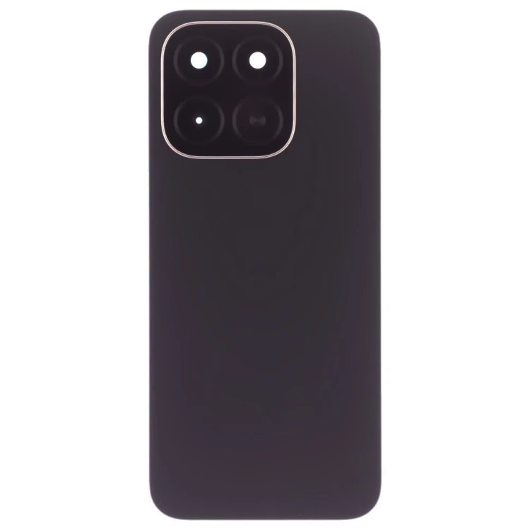 Задняя крышка для Huawei Honor X6c (NIC-LX1) (черный) (в сборе со стеклом камеры)