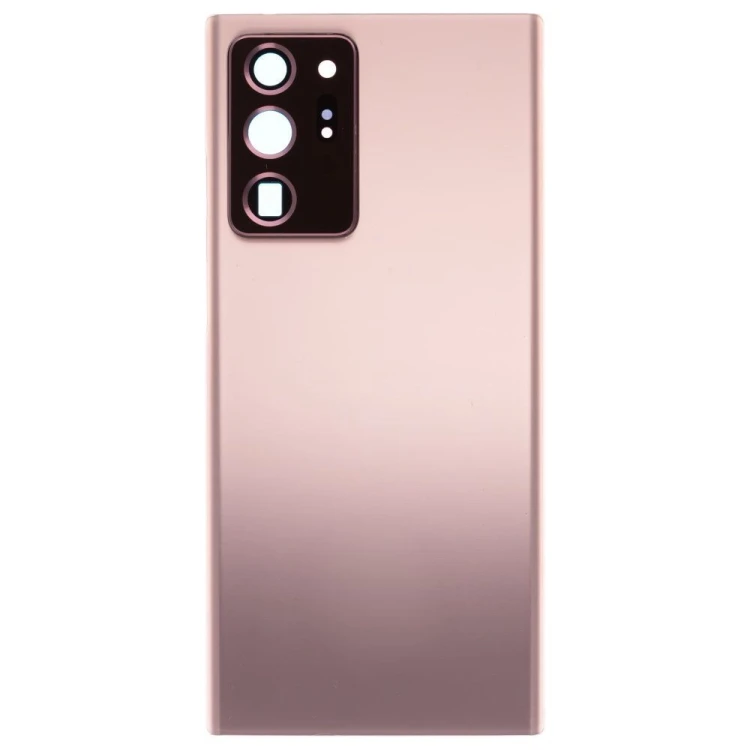 Задняя крышка для Samsung N985 Galaxy Note 20 Ultra / N986 Galaxy Note 20 Ultra 5G (бронзовый) (в сборе со стеклом камеры) (ORIG100)