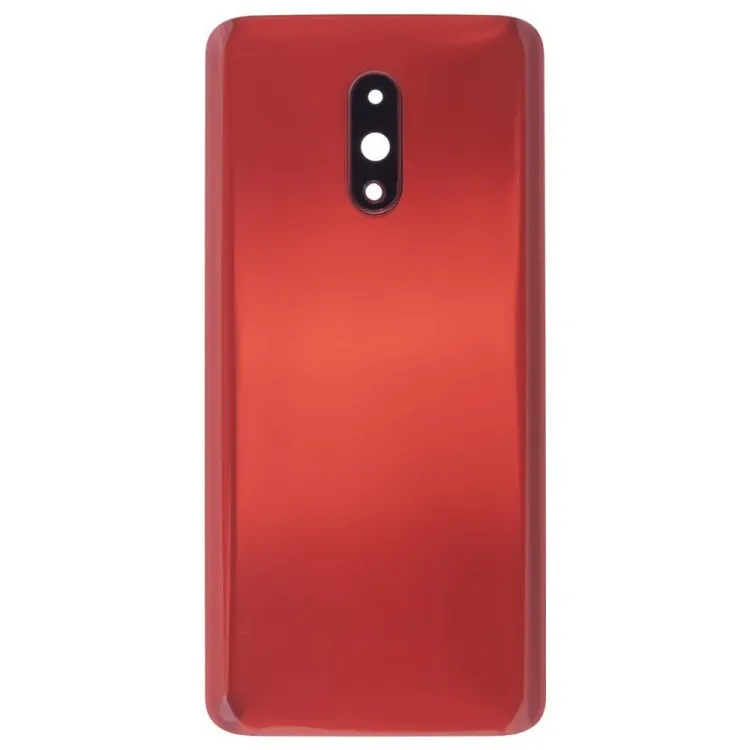 Задняя крышка для OnePlus 7 (красный) (в сборе со стеклом камеры)