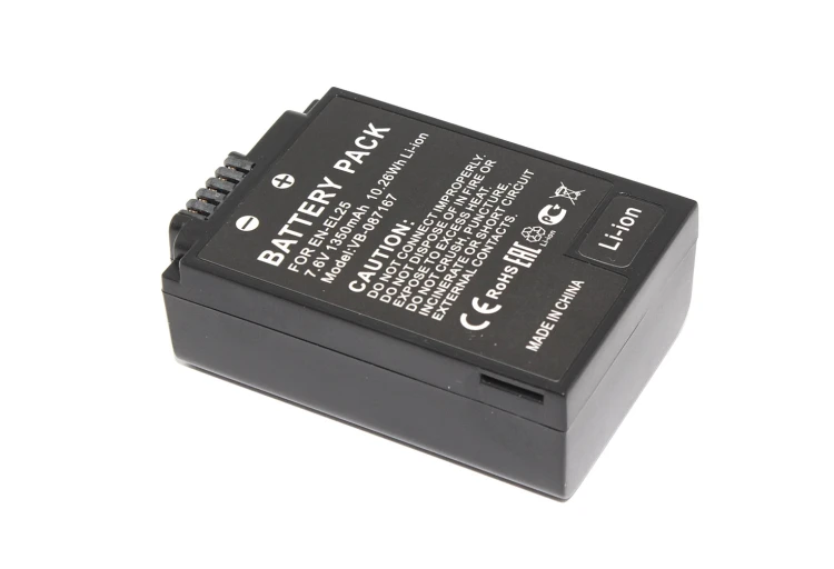 Аккумуляторная батарея для фотоаппарата Nikon Z50, Z50 ZFC (EN-EL25) 7.6V 1350mAh Li-ion