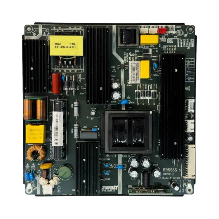 Блок питания для телевизора ER5565 REV:1.0 Telefunken TF-LED65S02T2SU, SKYLINE 65U7510