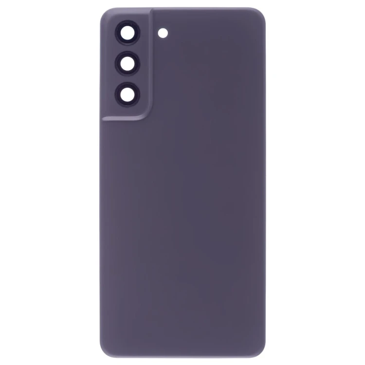 Задняя крышка для Samsung G990 Galaxy S21 FE (черный) (в сборе со стеклом камеры)