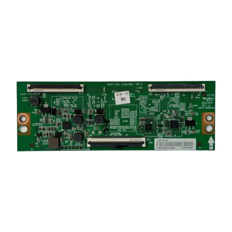 Плата T-Con RSAG7.820.11383/ROH VER.A, для телевизора Hisens 65A6BG с транзистором N5