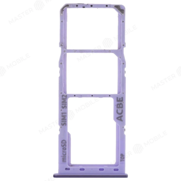 Держатель сим-карты для Samsung A325 Galaxy A32 4G (фиолетовый)