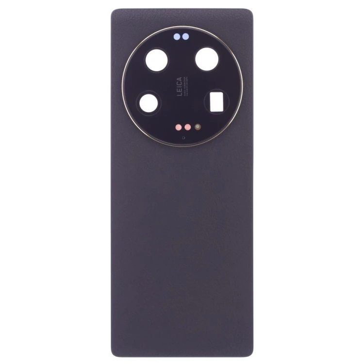 Задняя крышка для Xiaomi 13 Ultra (2304FPN6DC) (черный) (в сборе со стеклом камеры) (ORIG100)