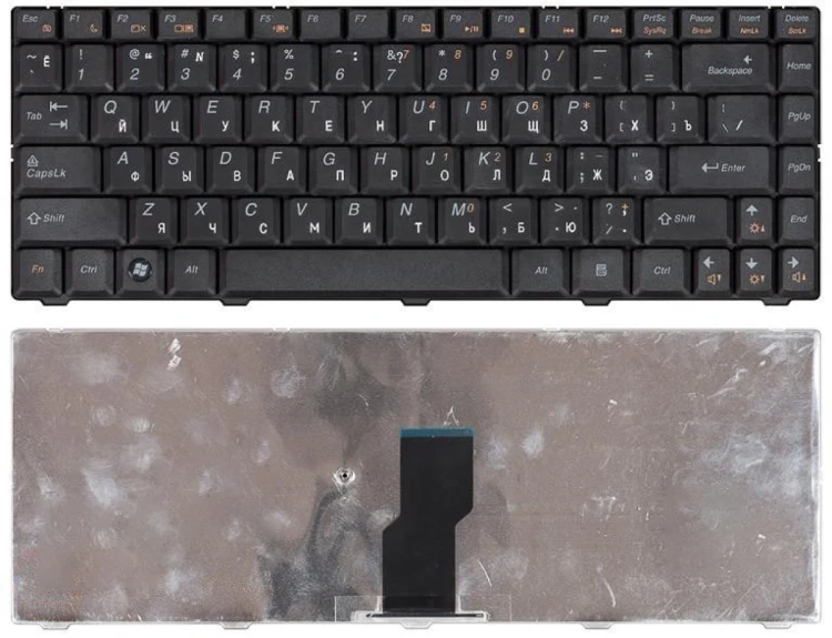 Клавиатура для ноутбука Lenovo IdeaPad B450 черная