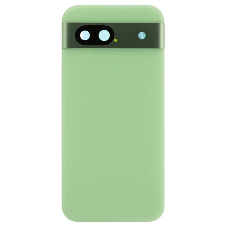Задняя крышка для Google Pixel 8A (GKV4X/G6GPR/G8HHN/G576D) (зеленый) (в сборе со стеклом камеры)