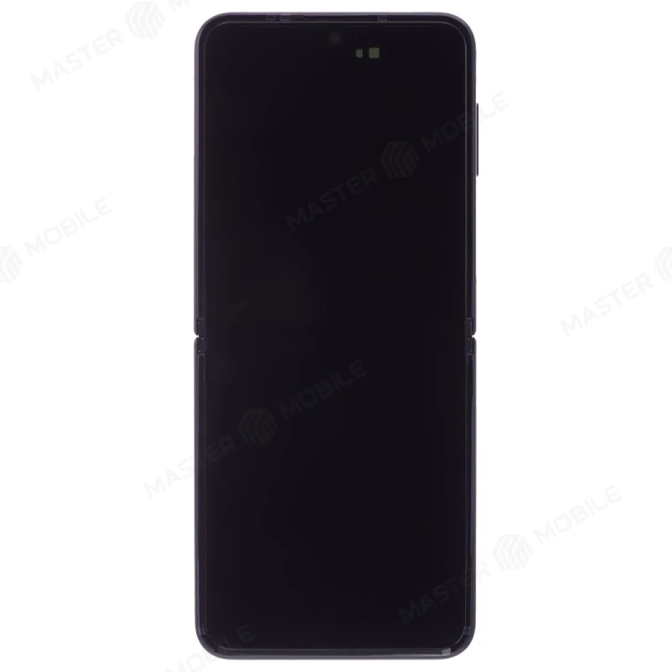 Дисплей для Samsung F721 Galaxy Z Flip 4 + тачскрин (внутренний) (черный) (в рамке) (ORIG100) (возможен дефект ЛКП)