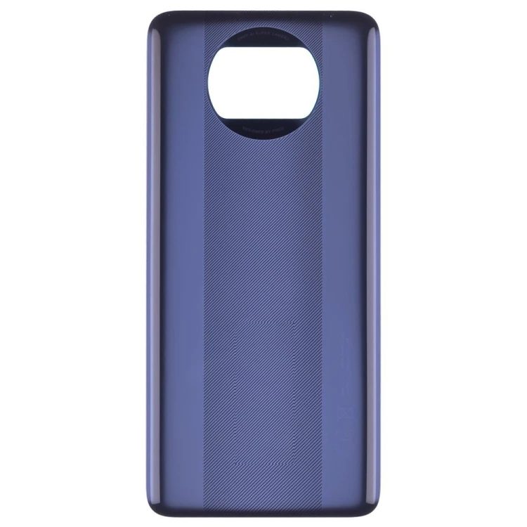 Задняя крышка для Xiaomi Poco X3 / Poco X3 NFC (M2007J20CG) / Poco X3 Pro (M2102J20SG) (черный) (ORIG100)