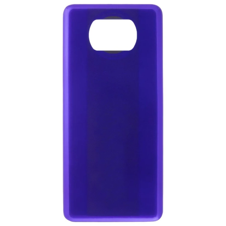 Задняя крышка для Xiaomi Poco X3 / Poco X3 NFC (M2007J20CG) / Poco X3 Pro (M2102J20SG) (синий)
