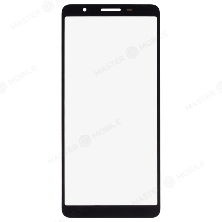 Стекло модуля для Samsung A013 Galaxy A01 Core + OCA (черный)