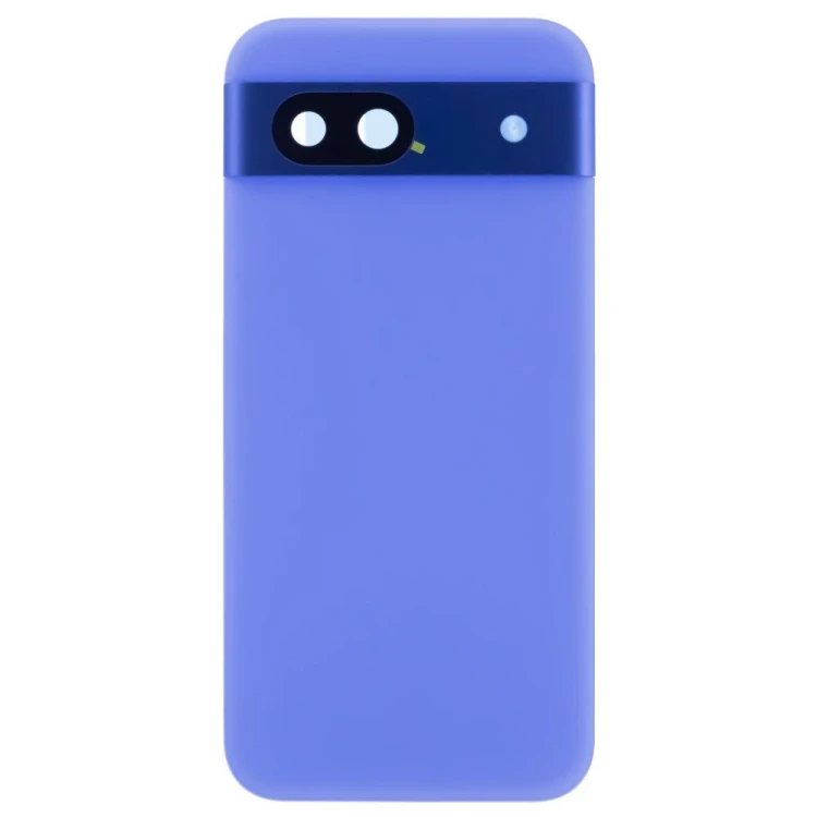 Задняя крышка для Google Pixel 8A (GKV4X/G6GPR/G8HHN/G576D) (синий) (в сборе со стеклом камеры)