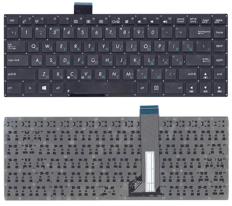 Клавиатура для ноутбука Asus VivoBook S400CA S451 S401 черная