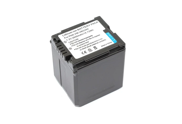 Аккумуляторная батарея для видеокамеры Panasonic AG-AC (VW-VBG260) 7.2V 2600mAh Li-ion