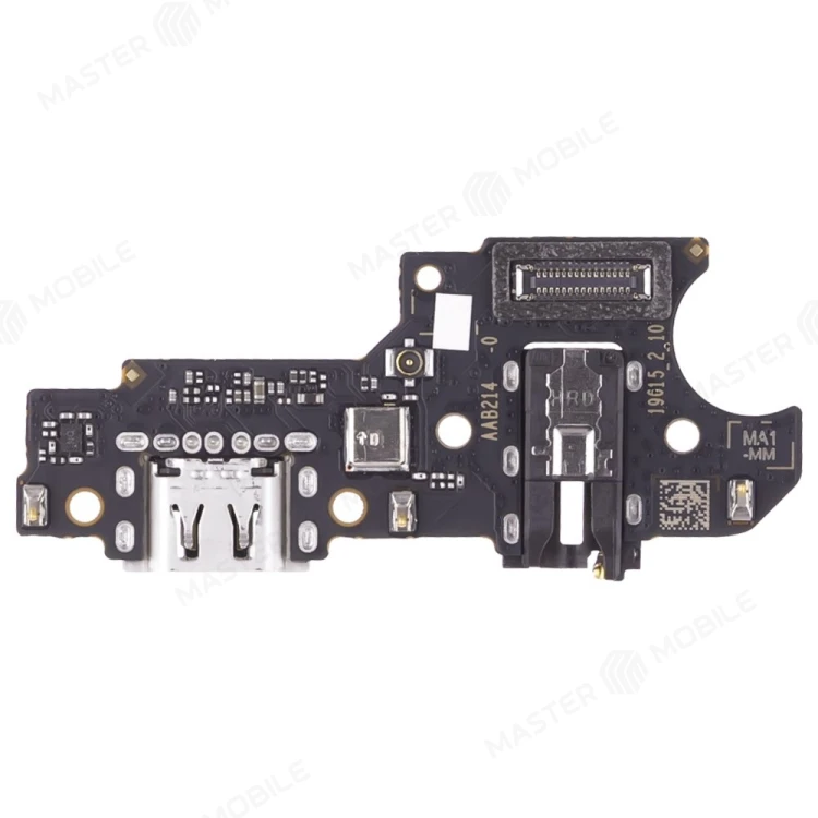 Нижняя плата для Realme C21Y (RMX3261/RMX3263) / C25Y (RMX3269) с комп. + разъем зарядки + микрофон (ORIG100)