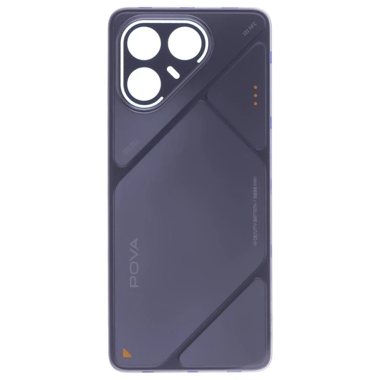 Задняя крышка для Tecno Pova 7 5G (LJ7) (черный)