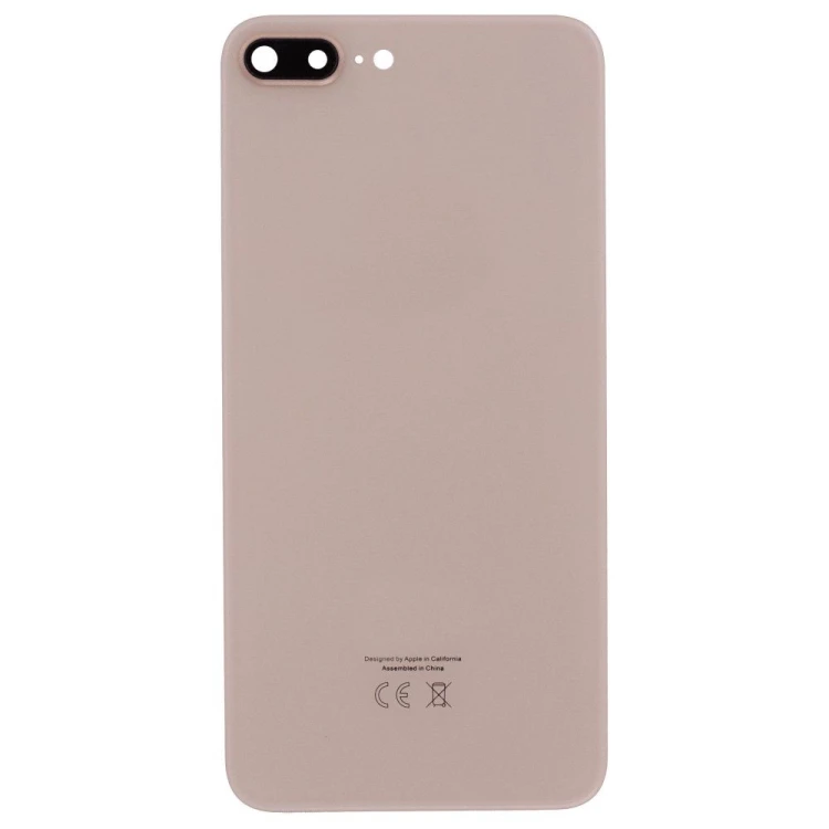 Задняя крышка для Apple iPhone 8 Plus (золотистый) (в сборе со стеклом камеры) (Premium)