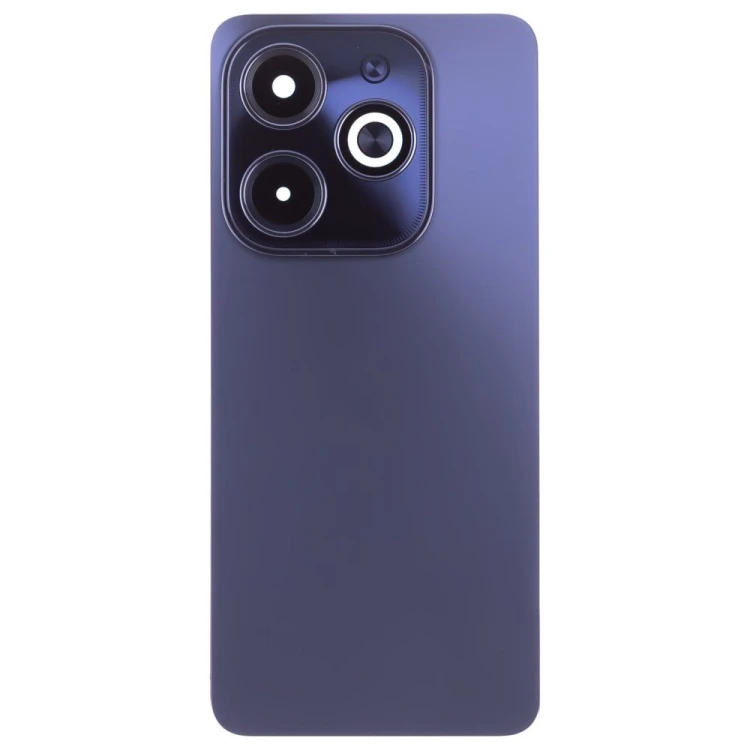 Задняя крышка для Infinix Hot 40i (X6528B) (черный) (в сборе со стеклом камеры)