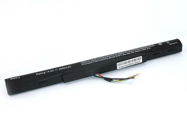 Аккумуляторная батарея для ноутбука Acer Aspire E5-422 E5-472 (AL15A32) 14.8V 2500mAh OEM черная