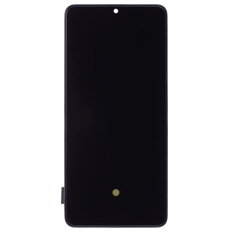 Дисплей для Samsung A415 Galaxy A41 + тачскрин (черный) (в рамке) (OLED) (Full Size)