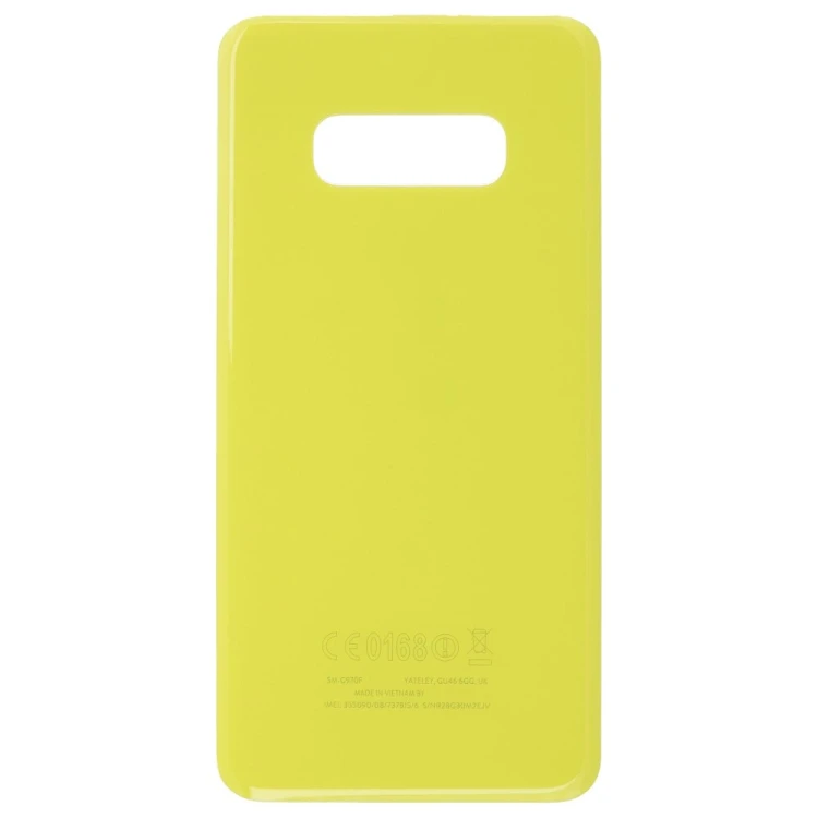 Задняя крышка для Samsung G970 Galaxy S10e (желтый)