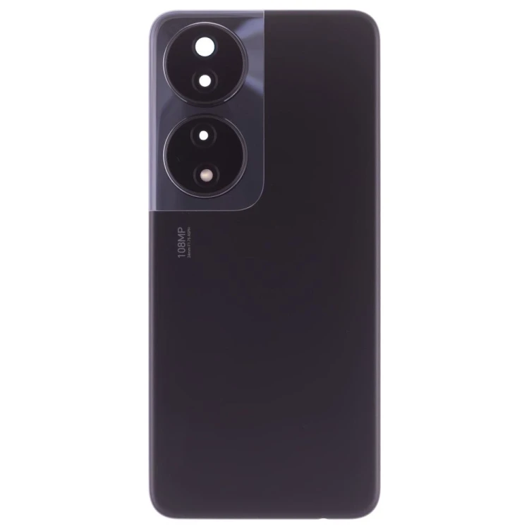 Задняя крышка для Huawei Honor 90 Smart (CLK-NX1) (черный) (в сборе со стеклом камеры) (ORIG100)