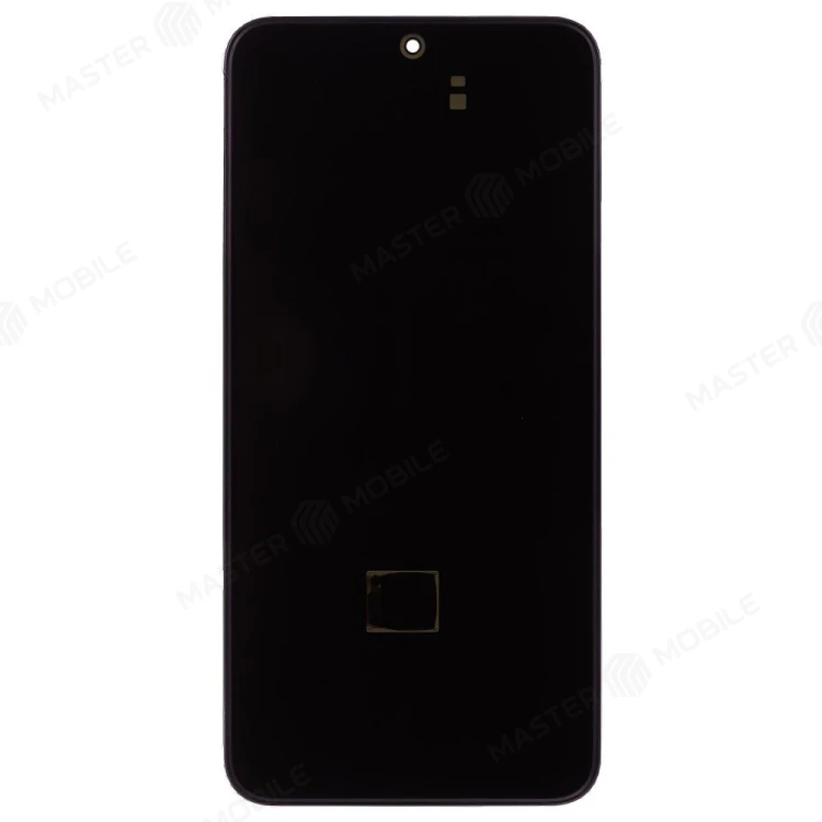 Дисплей для Samsung S901 Galaxy S22 + тачскрин (черный) (в рамке) (ORIG100) (возможен дефект ЛКП)