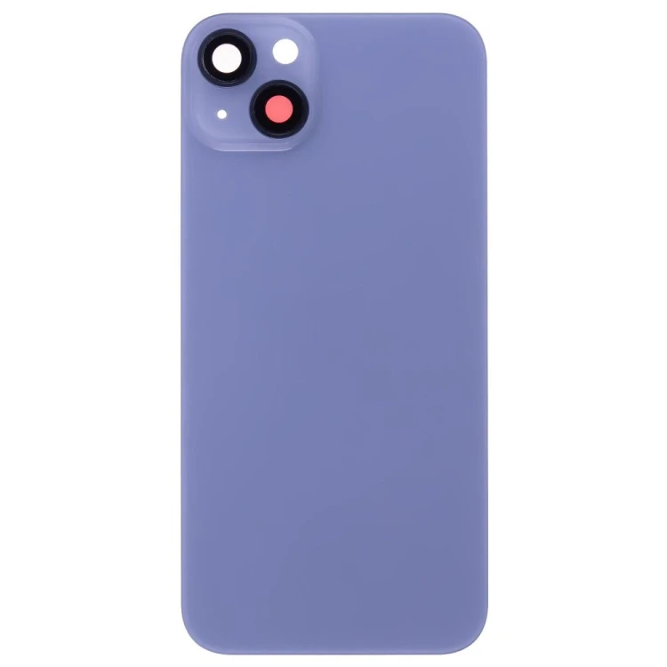 Задняя крышка для Apple iPhone 14 Plus (голубой) (в сборе со стеклом камеры) (Premium)