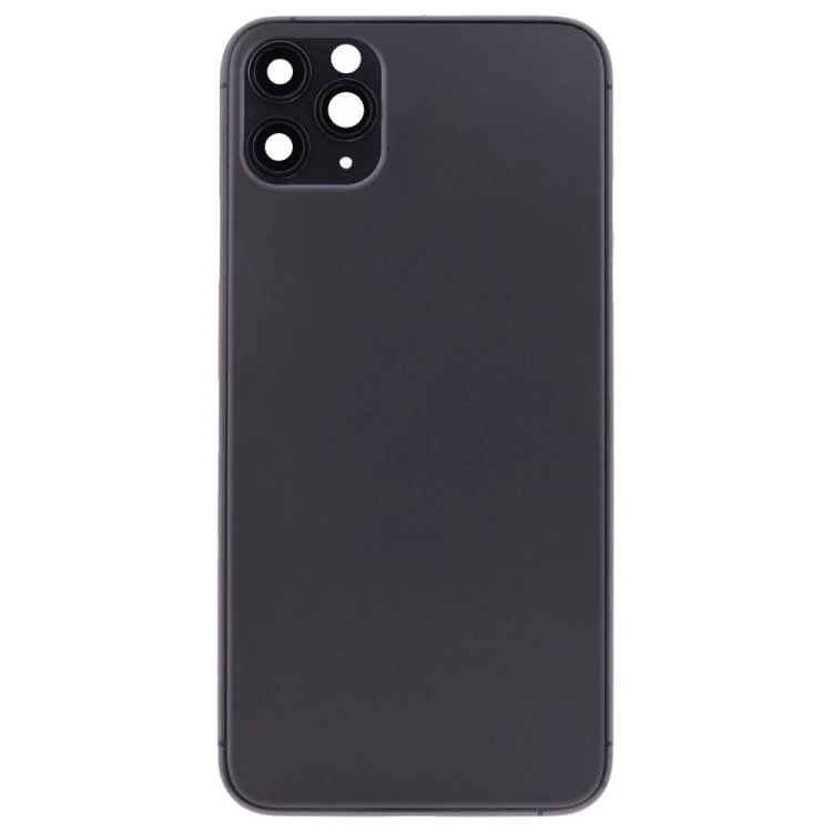 Корпус для Apple iPhone 11 Pro Max (серый) (Premium)