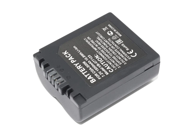 Аккумуляторная батарея для фотоаппарата Panasonic Lumix DMC-FZ2 (CGA-S006) 7.2V 1500mAh Li-ion