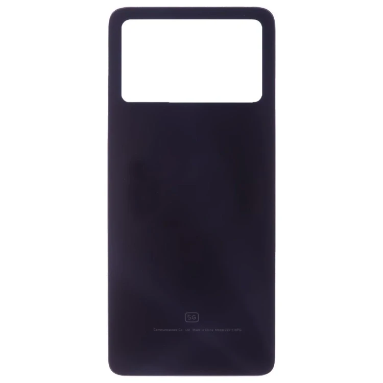 Задняя крышка для Xiaomi Poco X4 Pro 5G (2201116PG) (черный)