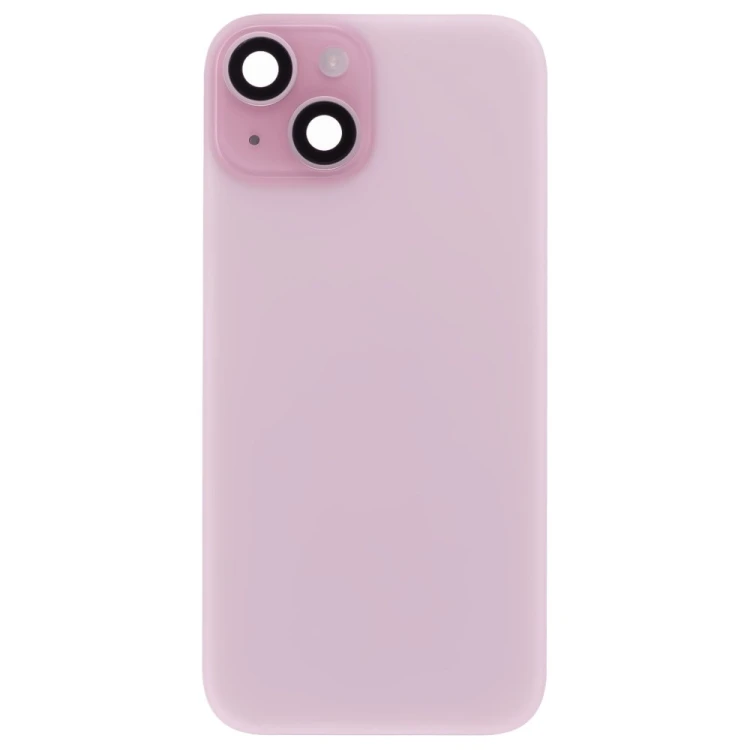 Задняя крышка для Apple iPhone 15 (розовый) (в сборе) (ORIG100) (Снятый) (возможен дефект ЛКП)