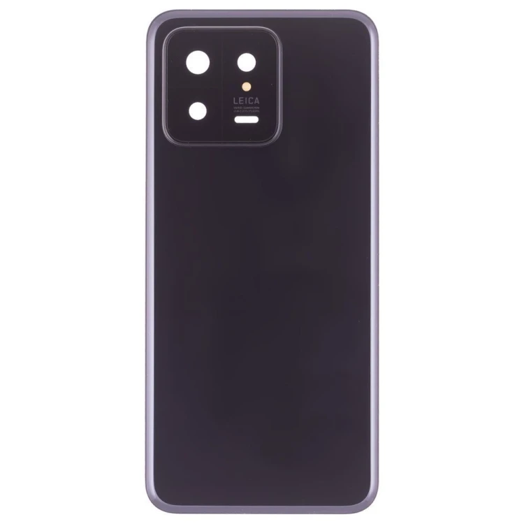 Задняя крышка для Xiaomi 13 (2211133G) (черный) (в сборе со стеклом камеры) (ORIG100)