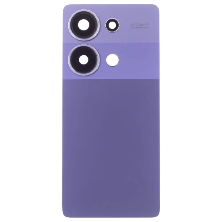 Задняя крышка для Xiaomi Redmi Note 13 Pro 4G (23117RA68G) (фиолетовый) (в сборе со стеклом камеры)