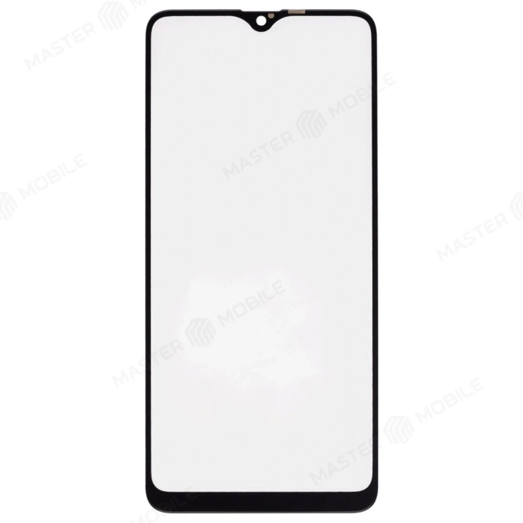 Стекло модуля для Samsung A207 Galaxy A20s + OCA (черный)
